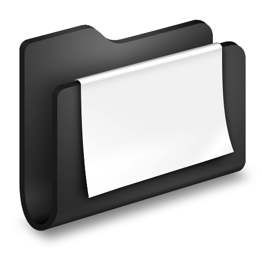 Documents Black Folder Vector Icons Free Download In Svg Png Format